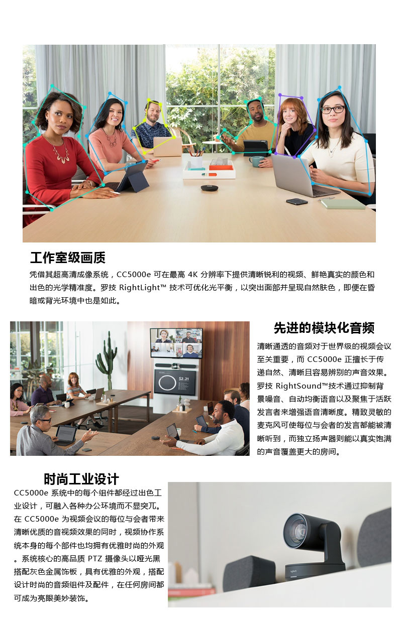 羅技攝像頭羅技CC5000e羅技總代